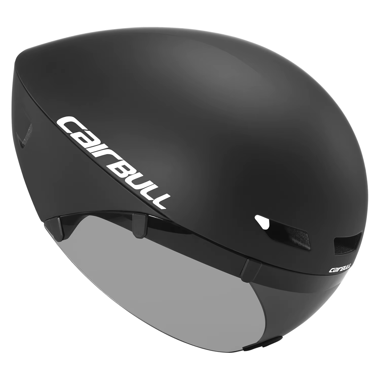 Casque de cyclisme aérodynamique Cairbull Pegasus Time Trial Triathlon pour vélo de route avec lunettes de sécurité