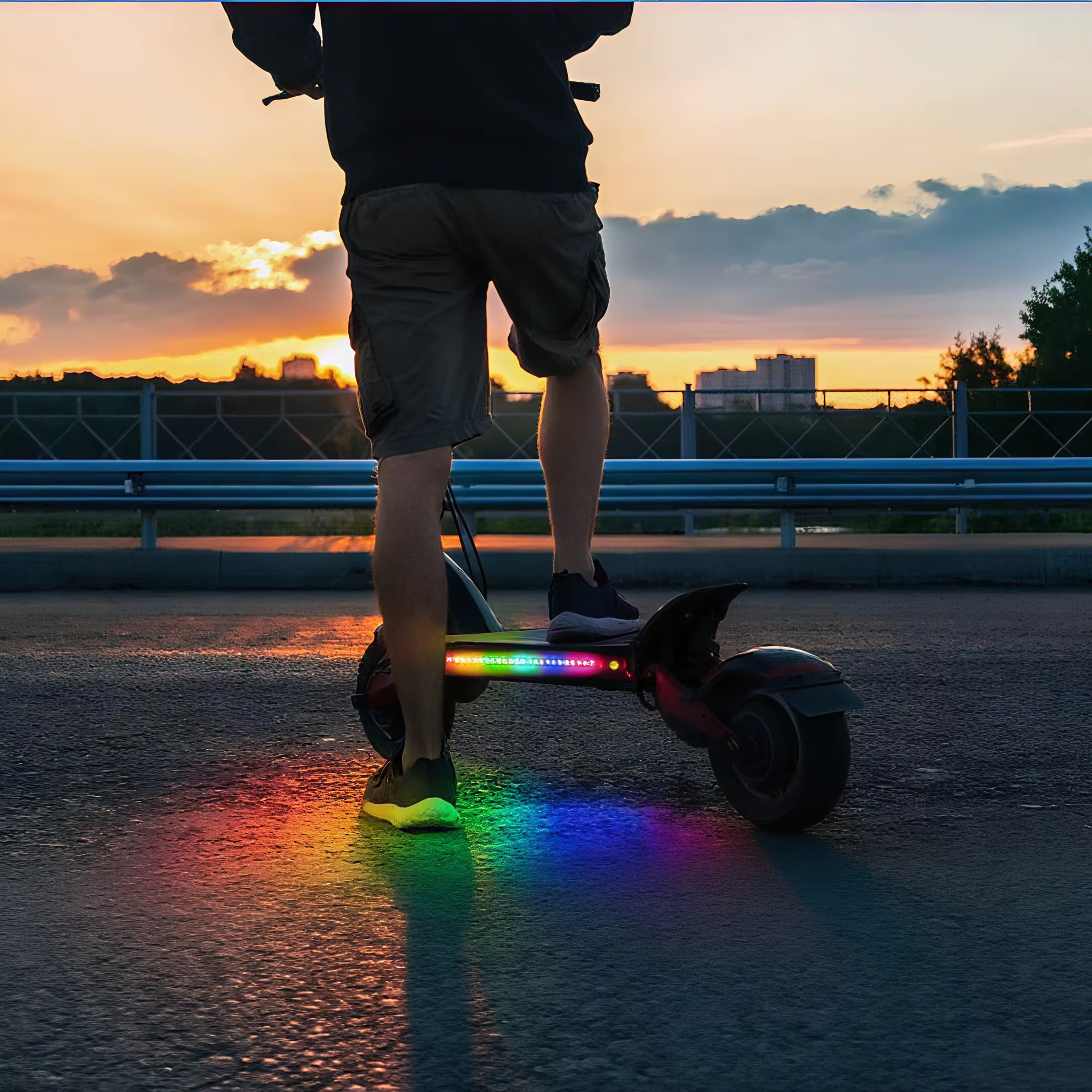 Bande lumineuse LED pour scooter électrique