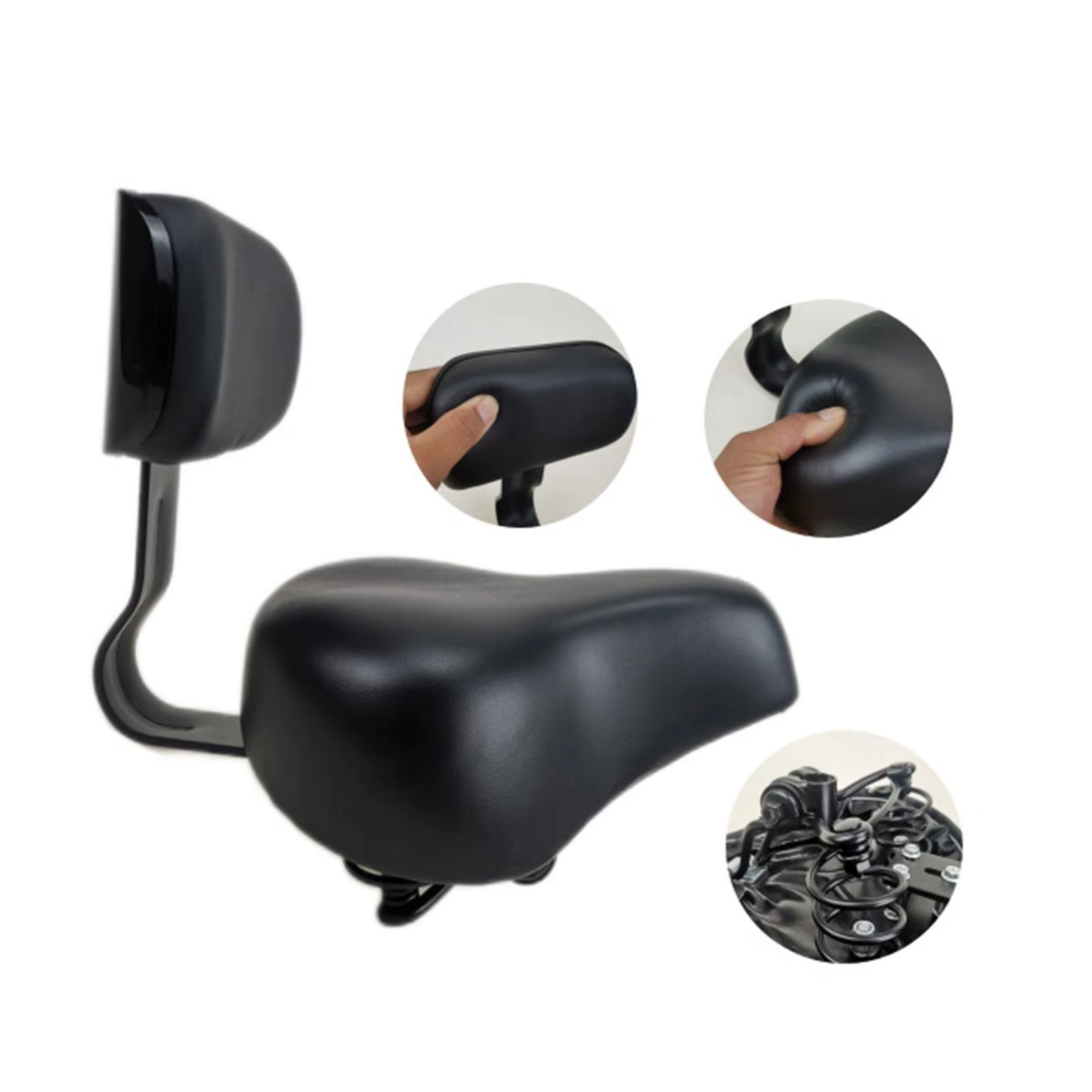 Selle de vélo électrique, pièces universelles avec accessoires arrière