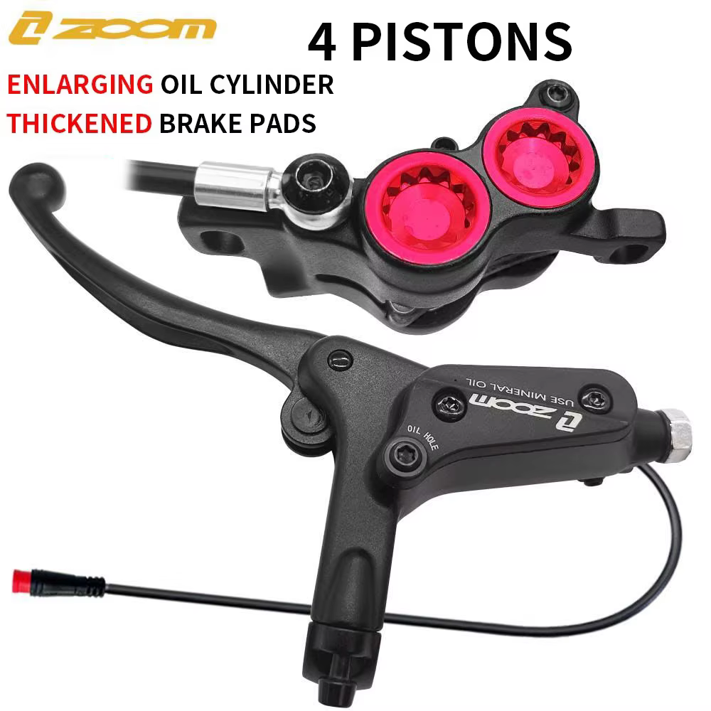 Zwing M HB-893E e-bike 4 pistons frein à disque hydraulique ensemble scooter électrique pliant vtt vélo mise hors tension ebrake