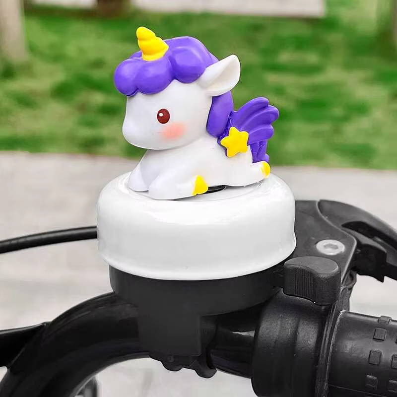 Sonnette de vélo à motif licorne