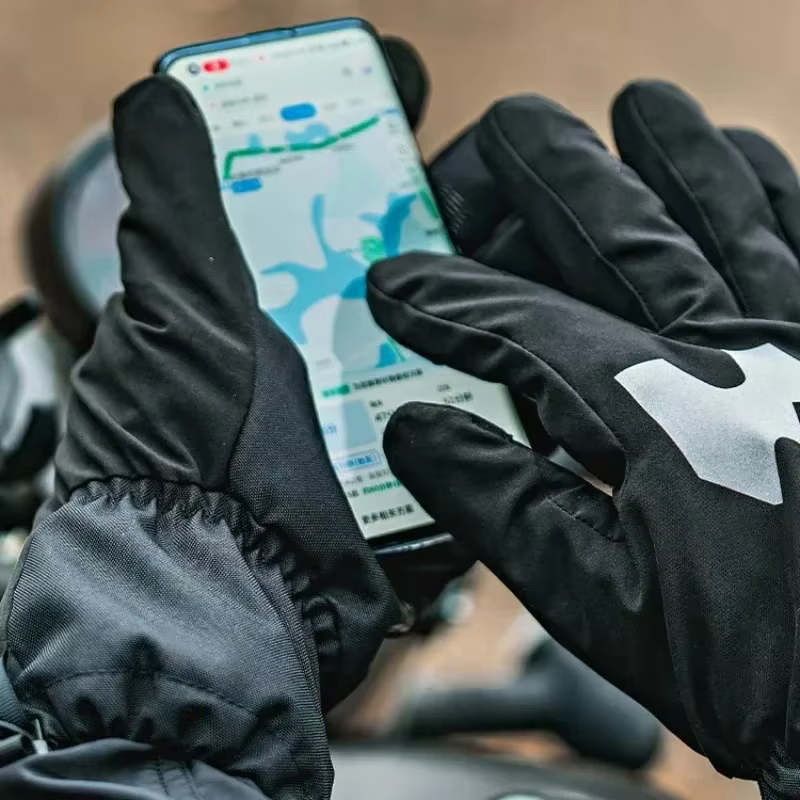 Housse de gants de cyclisme pour moto d'hiver