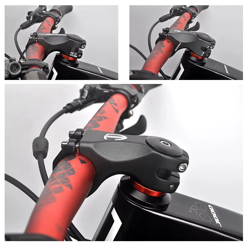 2022 nouveau noir mat vélo tige Aero aluminium puissance -18 degrés 60mm