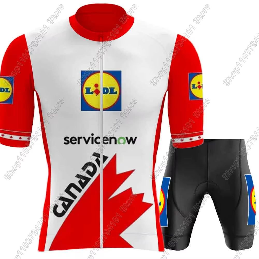 Ensemble de maillot de cyclisme Lidl Team 2026 pour hommes