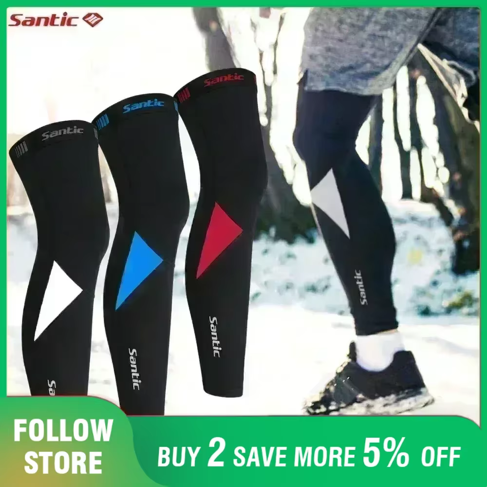 Santic-Jambières de Cyclisme Thermique Smile