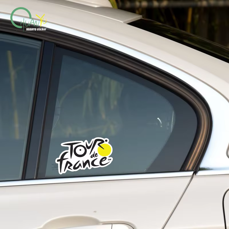 Autocollant en vinyle avec logo du Tour de France