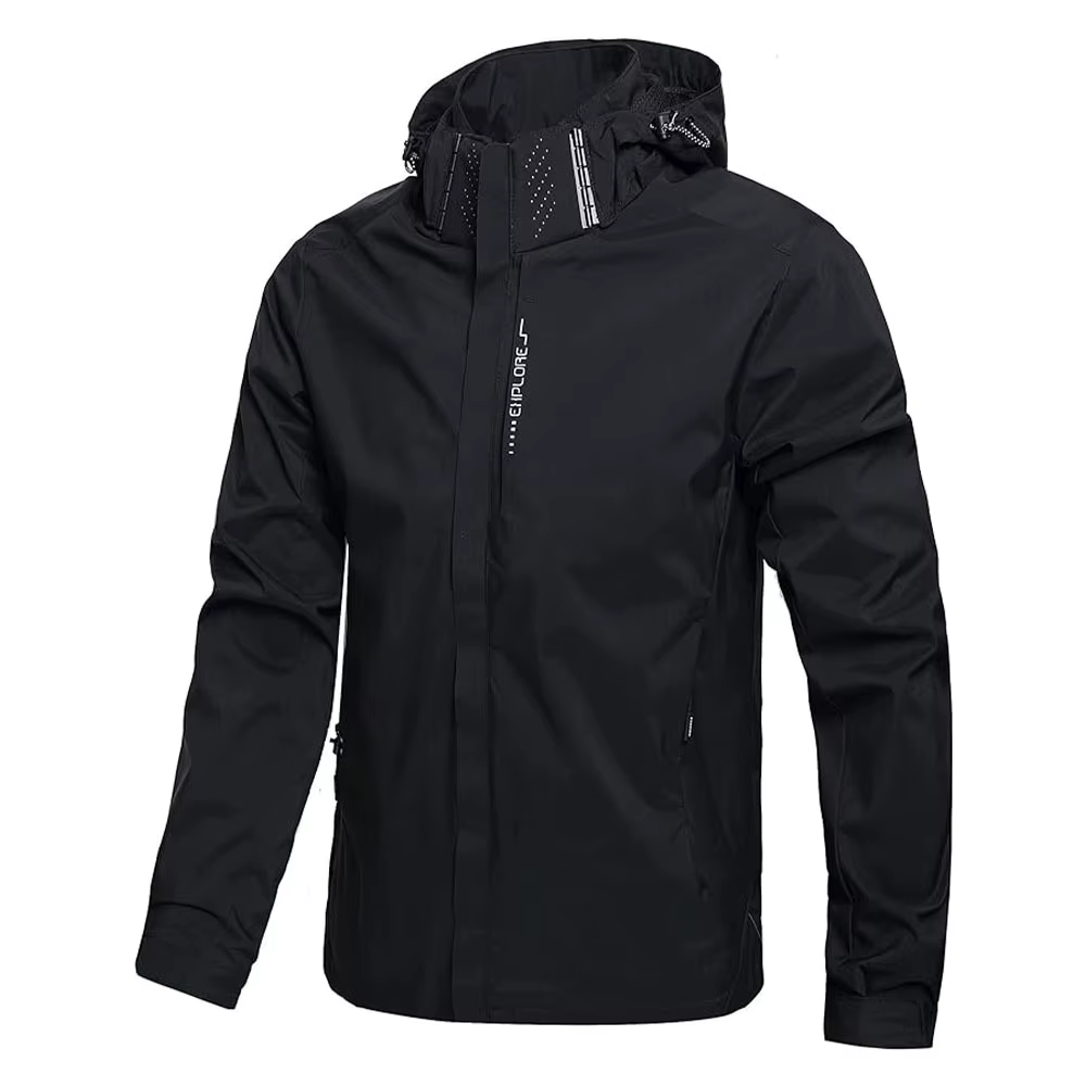 Veste de pluie imperméable légère pour hommes
