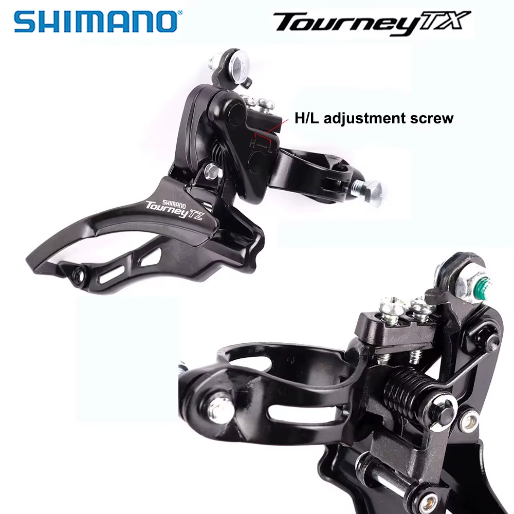 Shimano Tourney TZ FD TZ500 dérailleur avant de vélo FD-TZ500 support de bande de serrage 31.8mm 3x6/7 vitesse partie