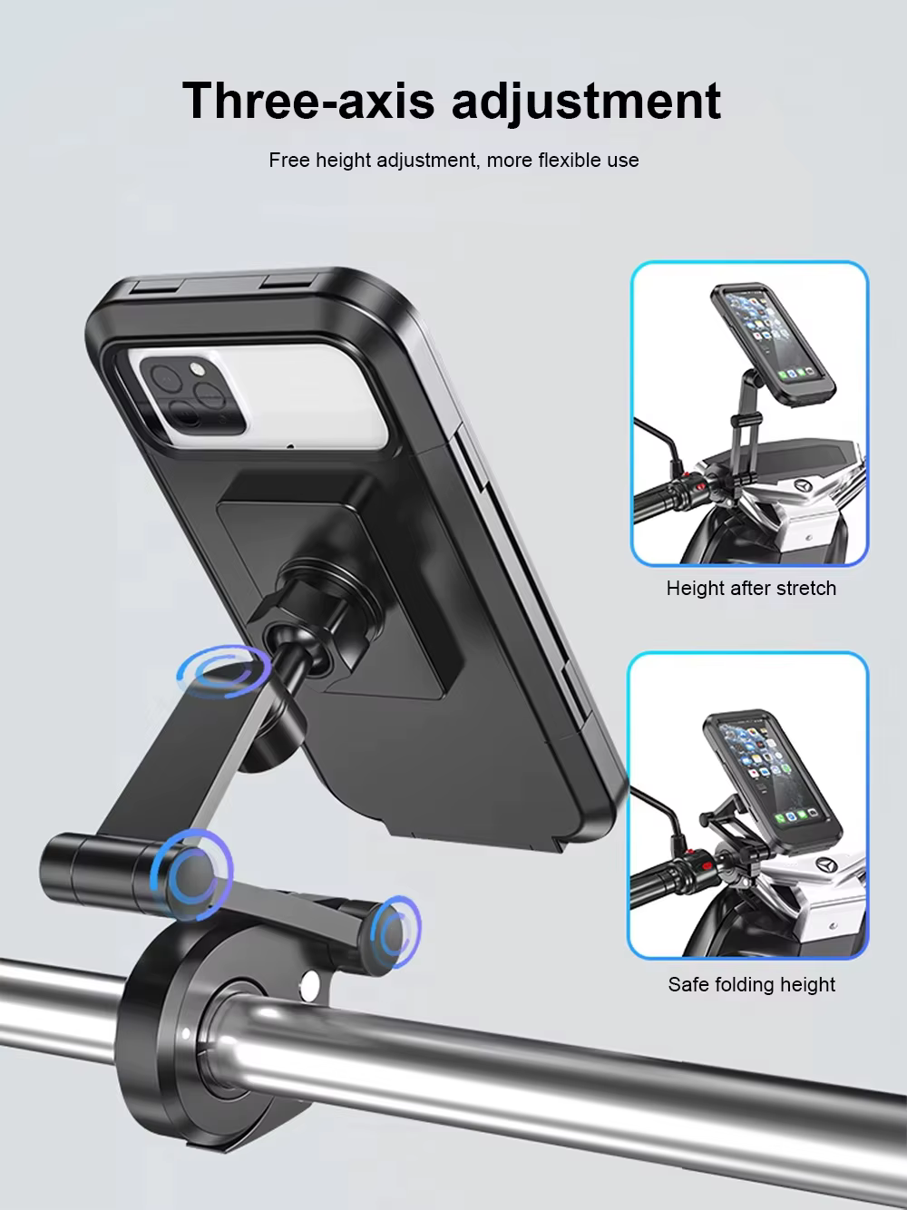 Support de téléphone portable pour moto et vélo