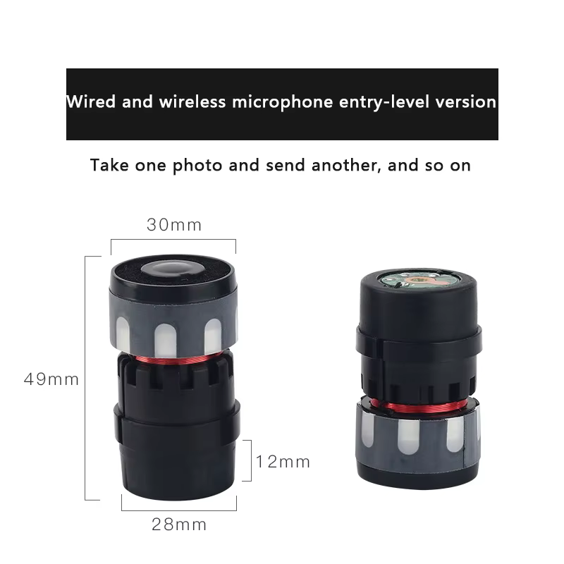 Accessoires de Microphone, noyau de tête de Microphone filaire, cartouche de Microphone filaire dynamique unidirectionnelle haute fidélité