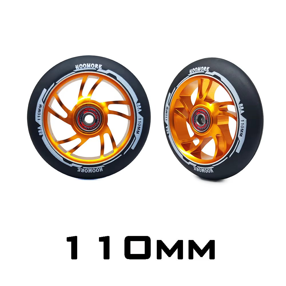 2 pièces roue de Scooter en alliage d'aluminium 88A 110mm 100mm MGP pneu