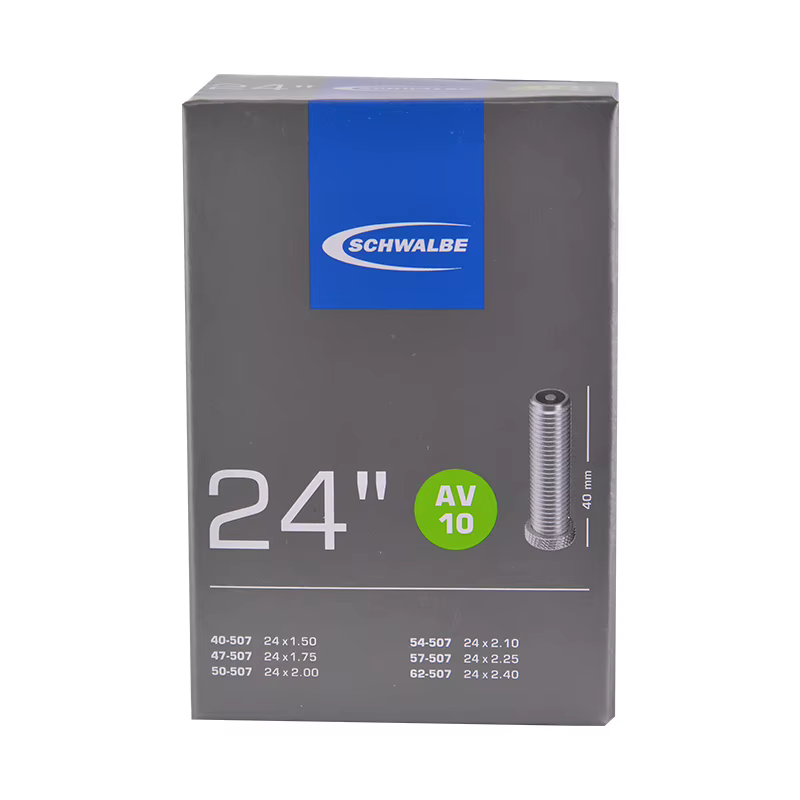 Schwalbe SV9 SV9C SV9A AV10 SV10 24 pouces Tubes de vélo 24 ''chaise de roue de route ultralégère TUBE intérieur SV/AV