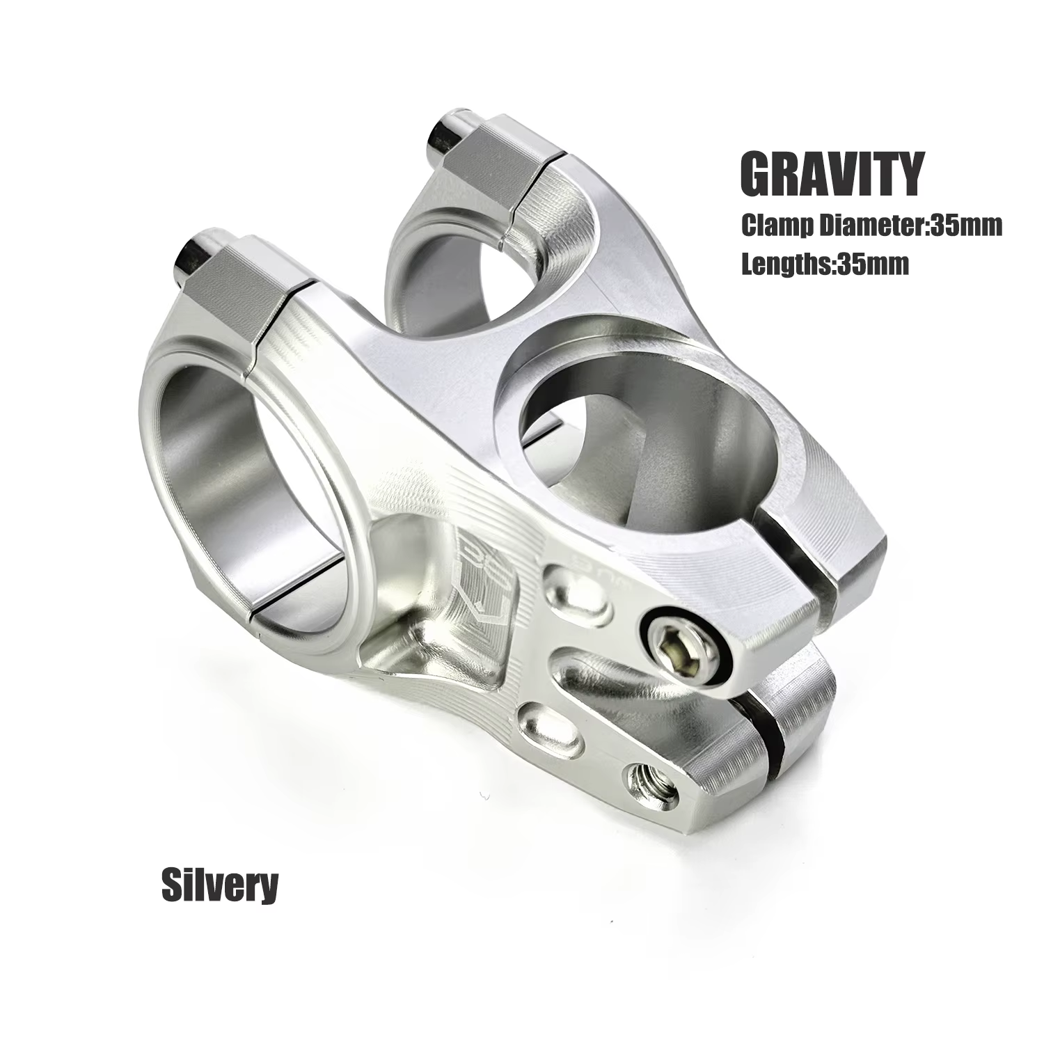Potence de vélo, 35 mm, en alliage d'aluminium usiné CNC, accessoire de vélo pour VTT freeride, descente et cross-country