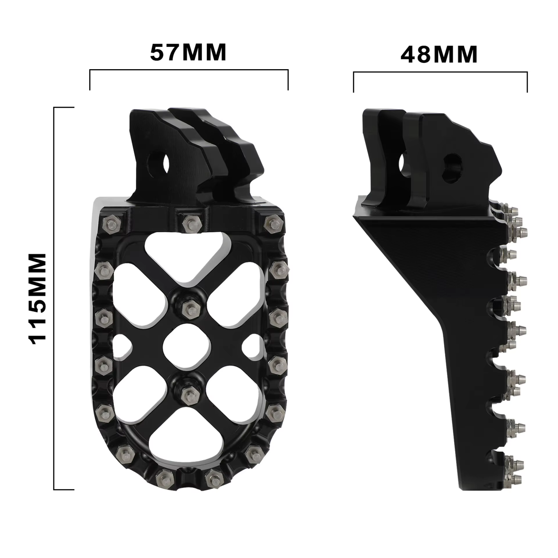 Super ebike Talaria Sting X3/MX3/MX4/MX5 vélo tout-terrain électrique en alliage d'aluminium clouté repose-pieds