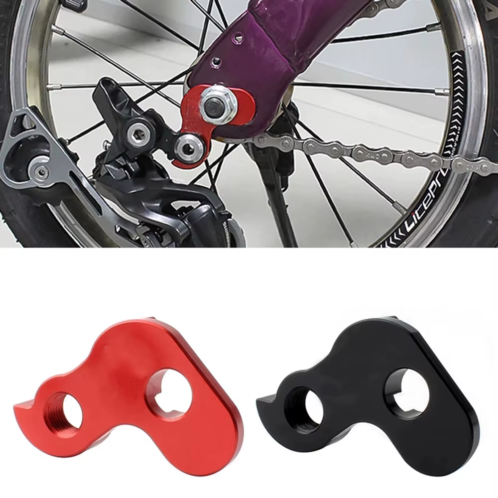Crochet de dérailleur arrière de vélo pliable
