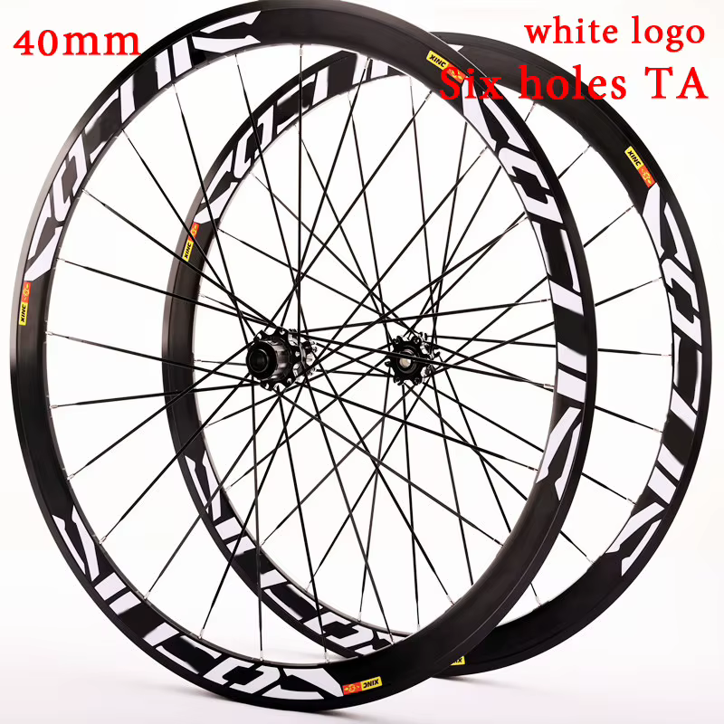 Roues de vélo de route super légères 700C 40/50mm en alliage d'aluminium