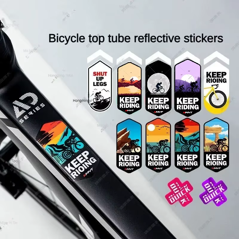 Autocollants réfléchissants pour cadre de vélo