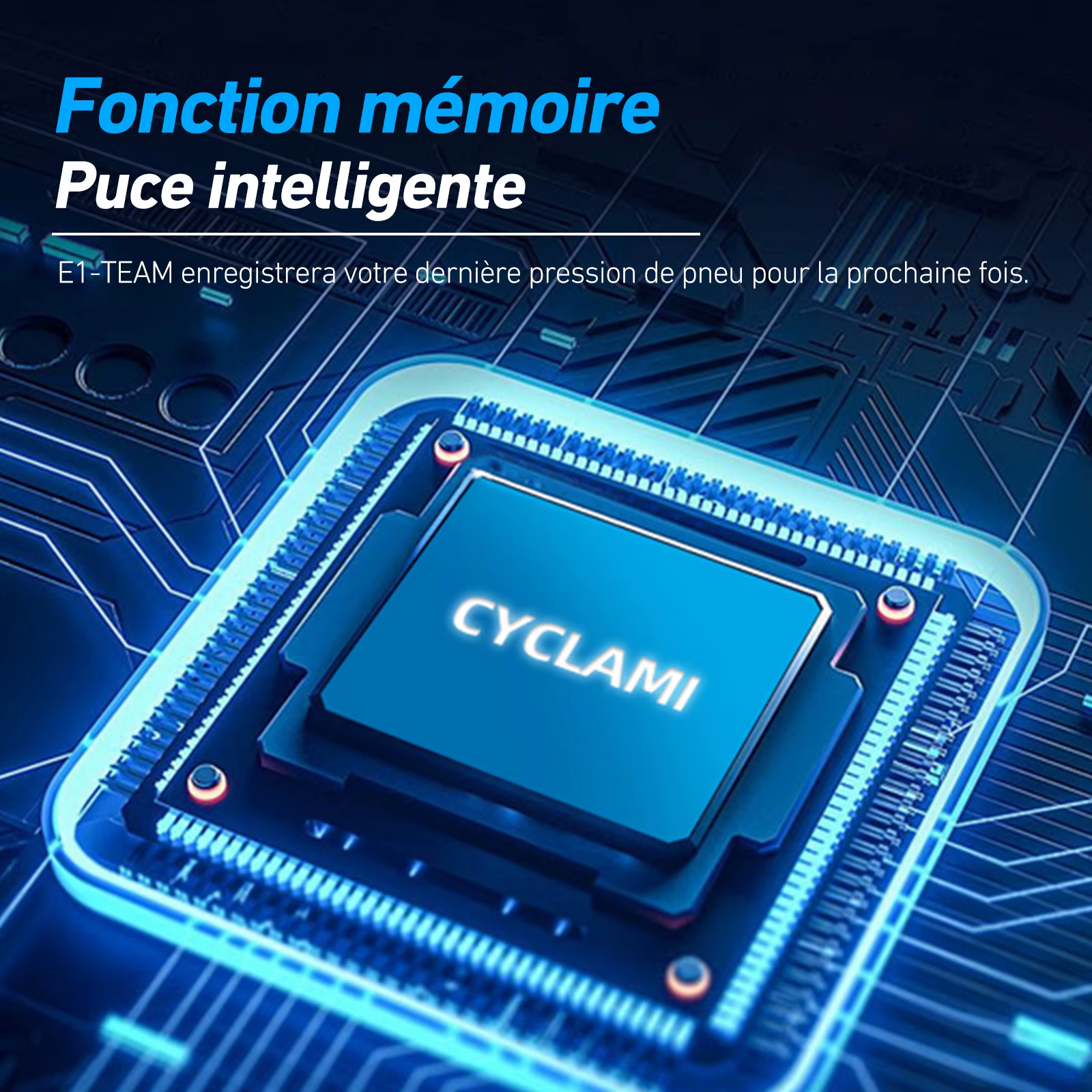 Pompe électrique portable en alliage d'aluminium pour vélo