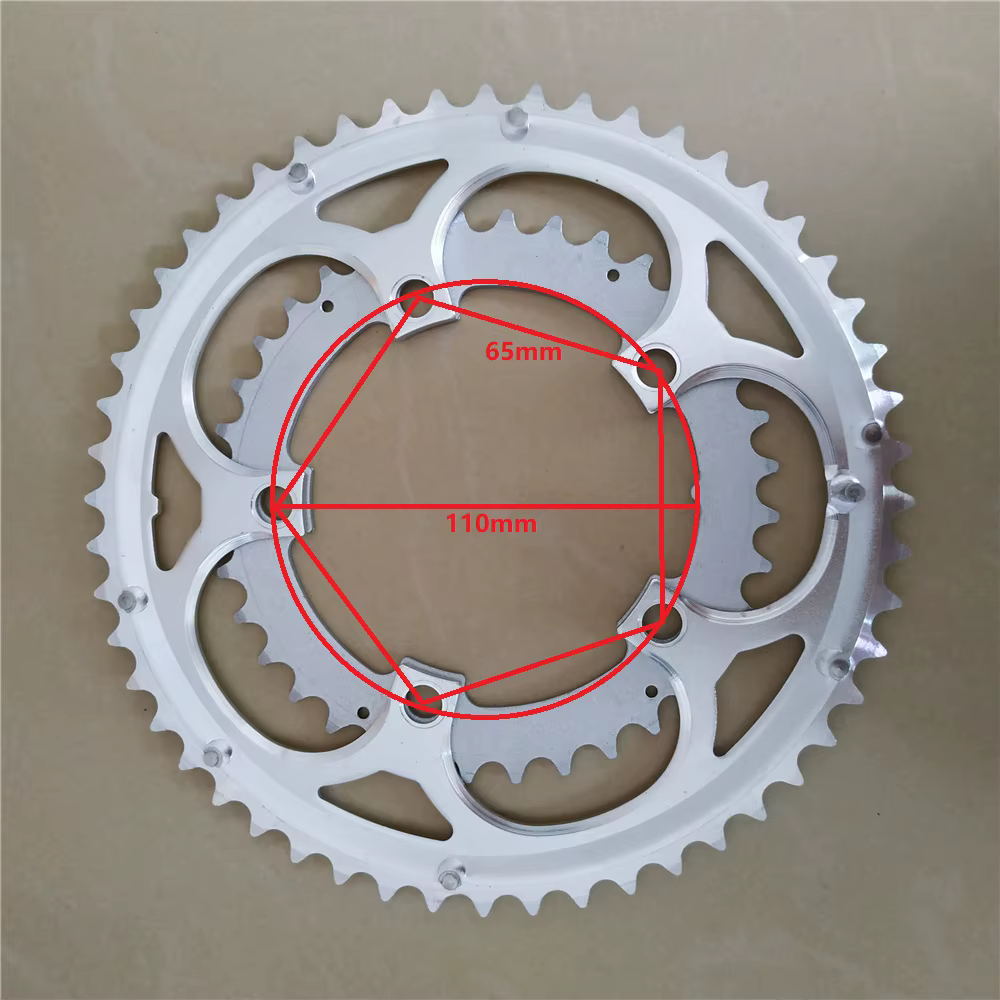 Plateau de vélo de route 110BCD 52T 36T CNC