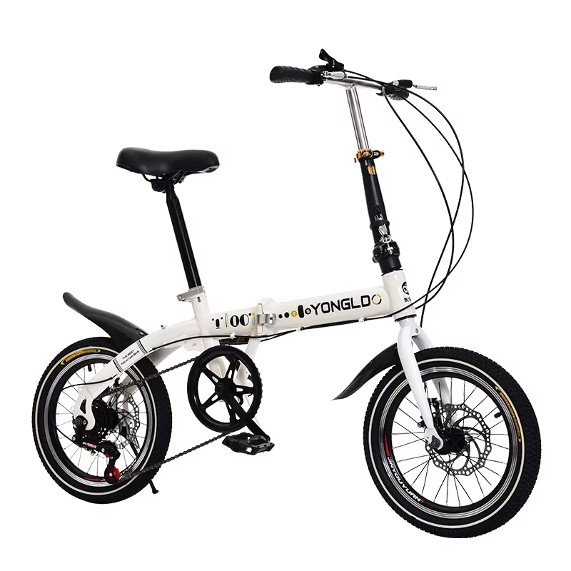 16 20 pouces 7 vitesses cadre en acier au carbone vélo hommes ou femmes léger pliable Cycle