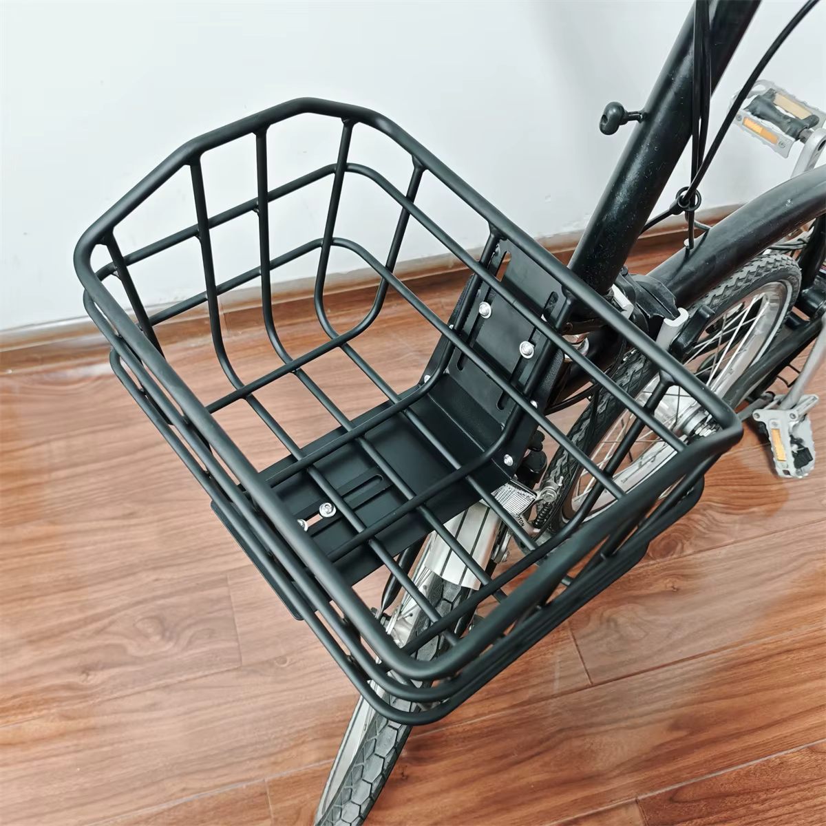 Panier avant pliable en alliage d'aluminium 25x31cm pour vélos Brompton Dahon Java Neo3 - Accessoire porte-légumes
