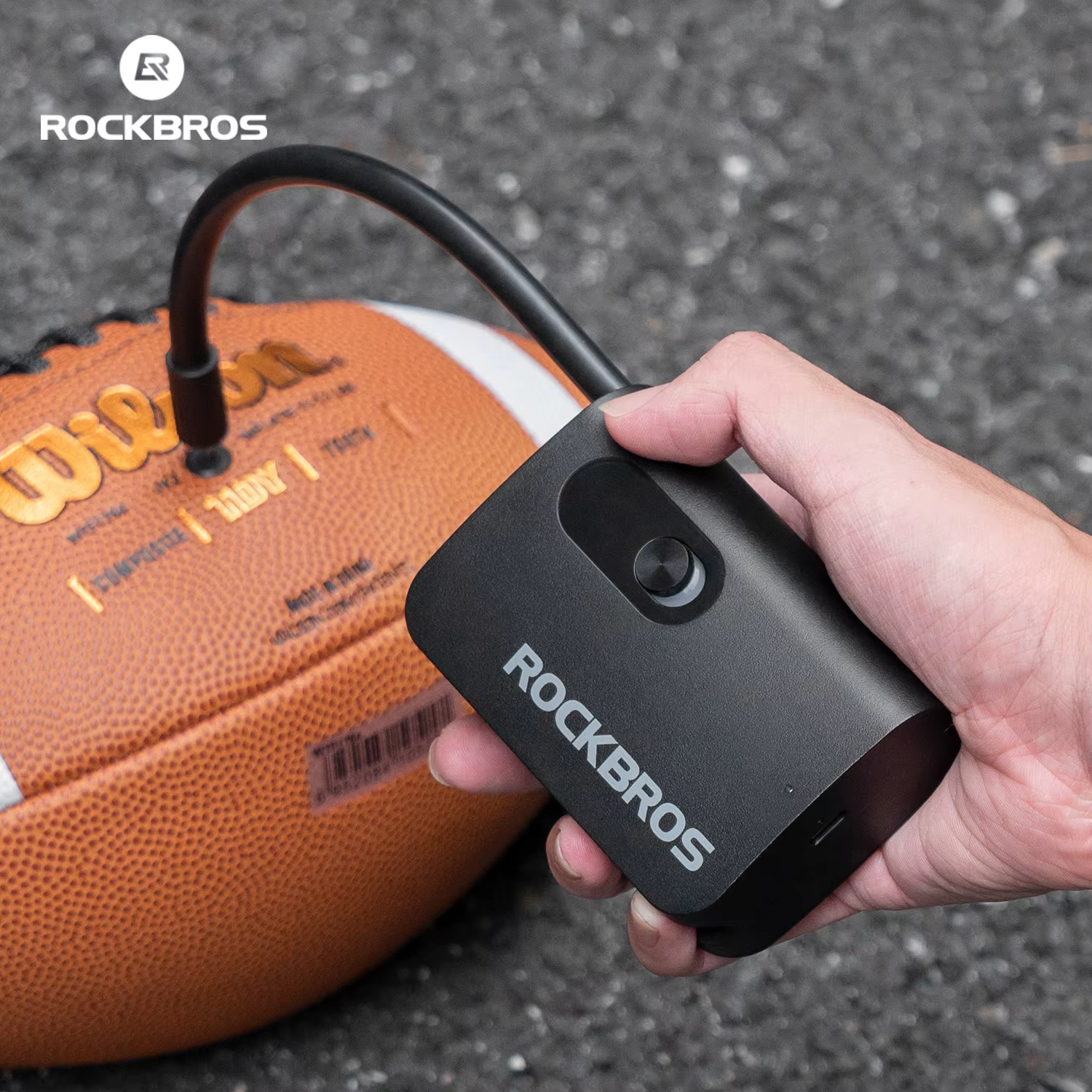 ROCKBROS pompe à vélo électrique Portable haute pression type-c Mini