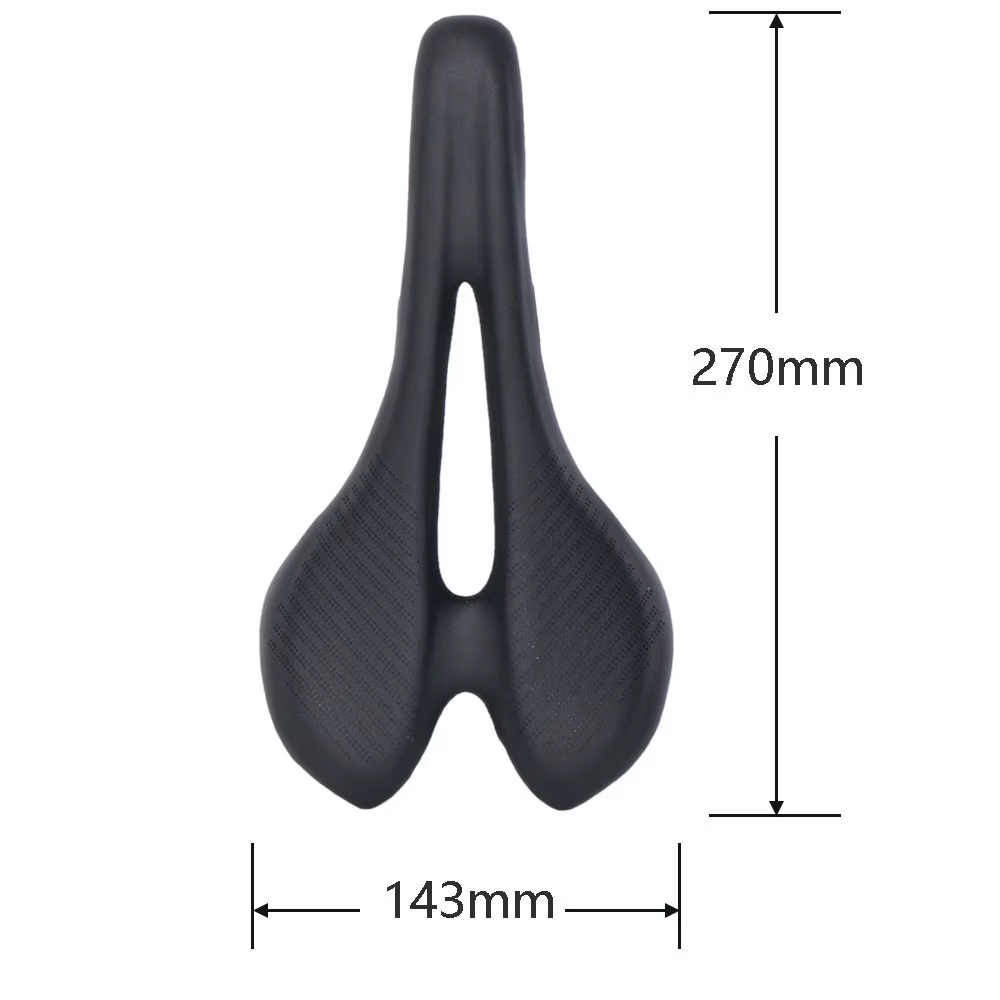 Selle de vélo en carbone Elitaone 270x143mm siège