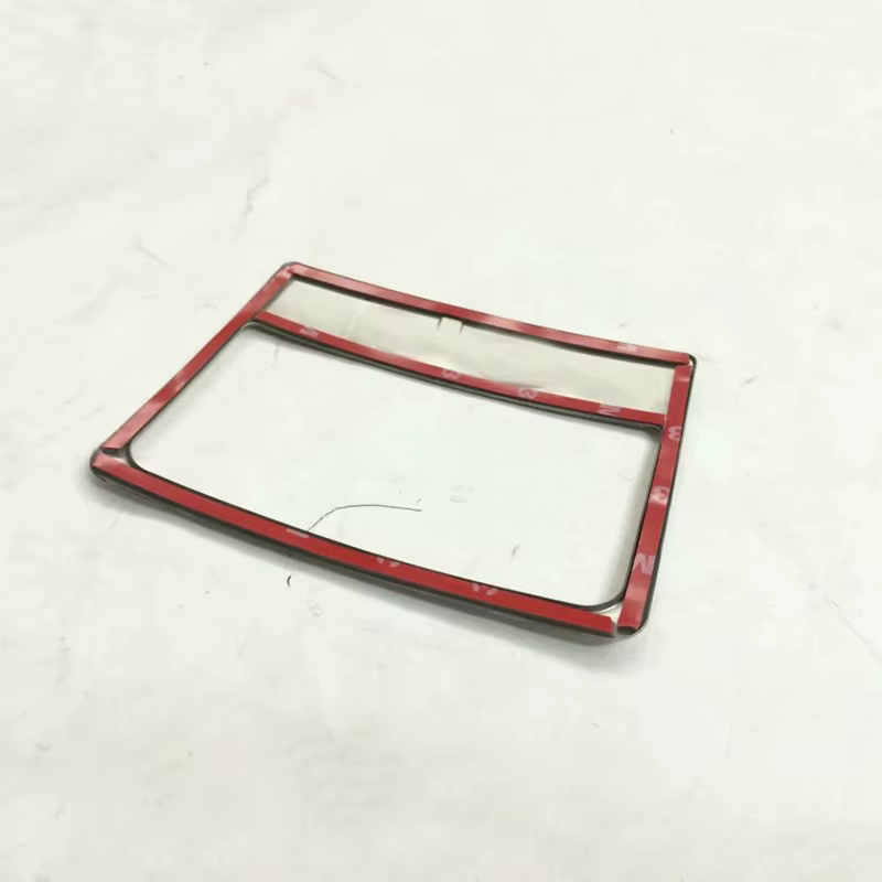 Boîte de rangement arrière de voiture en acier inoxydable, couvercle de panneau de sortie d'air, garniture de style de voiture, accessoires de haute qualité pour cristaux en C4 2016, 1PC