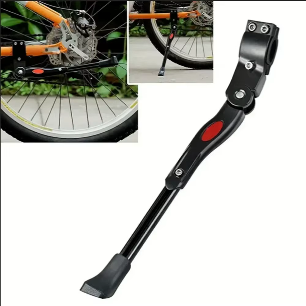 Béquille réglable en aluminium pour VTT et vélo de route