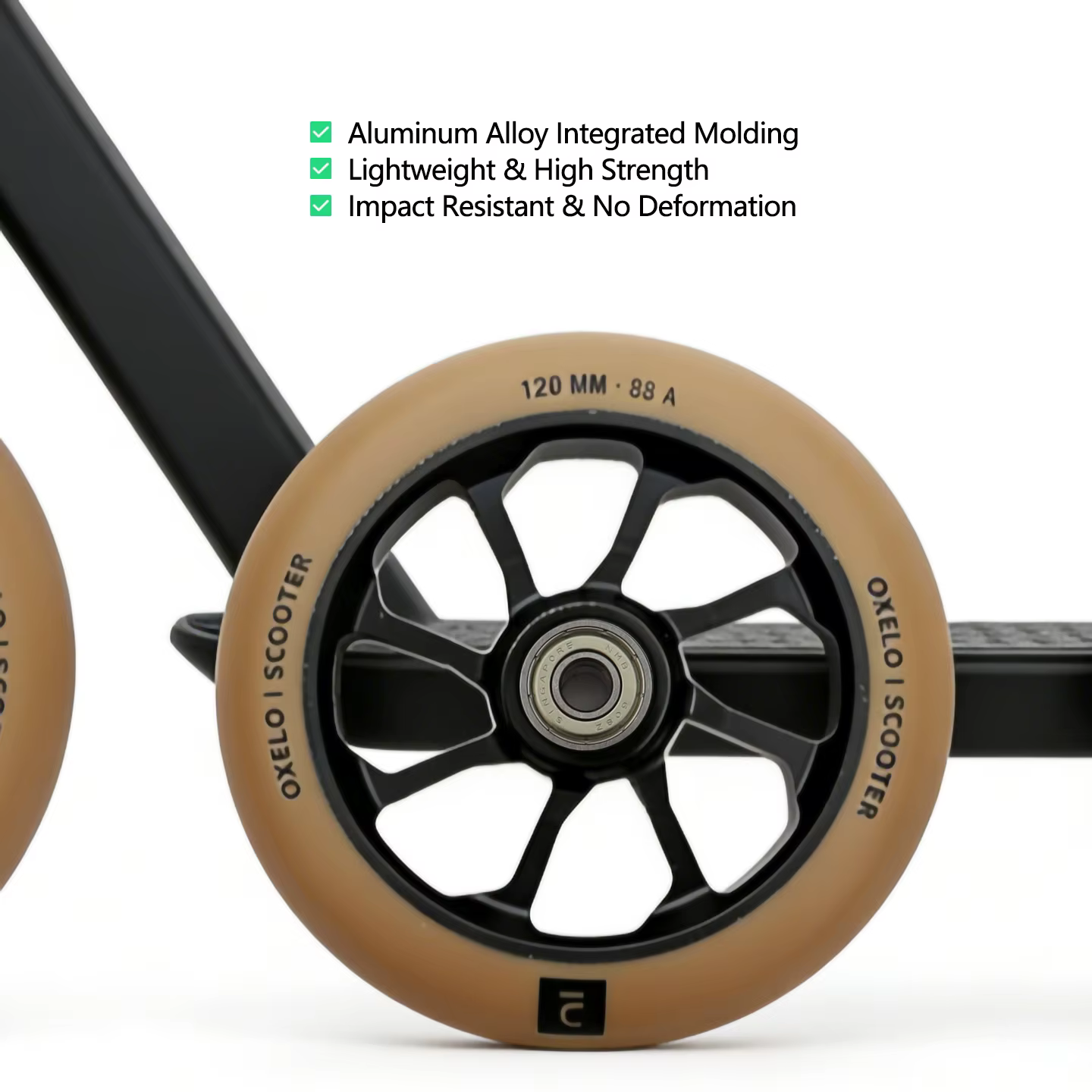Roues de trottinette Pro 120 mm × 24 mm