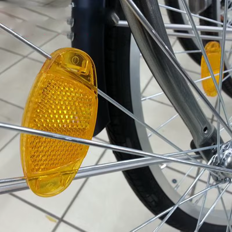 1 Paire de réflecteurs de sécurité pour rayons de vélo de route