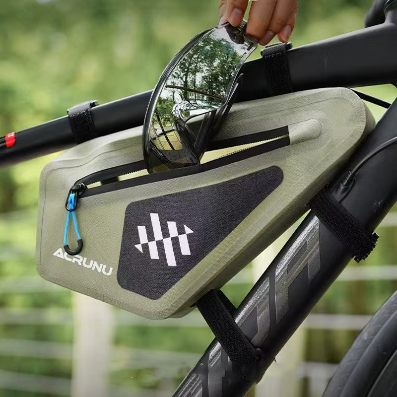 Sac triangulaire de vélo Portable de grande capacité, sac de cyclisme étanche à la pluie, sacs de Tube de cadre avant de vélo de route vtt, accessoires