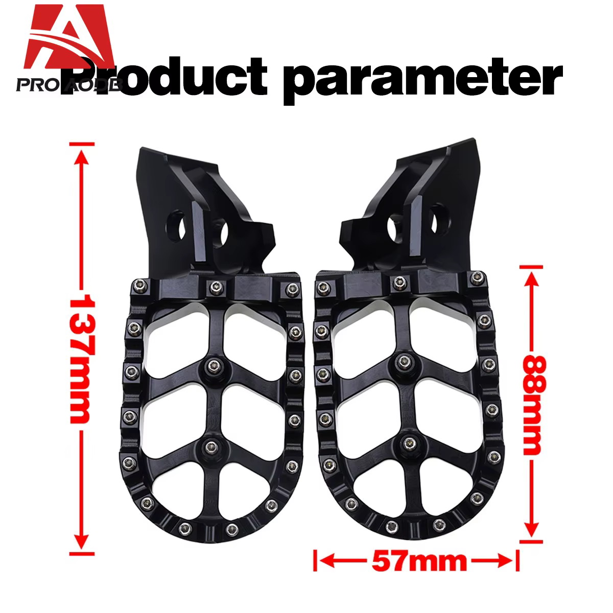 Repose-pieds pour moto électrique tout-terrain Sur-Ron