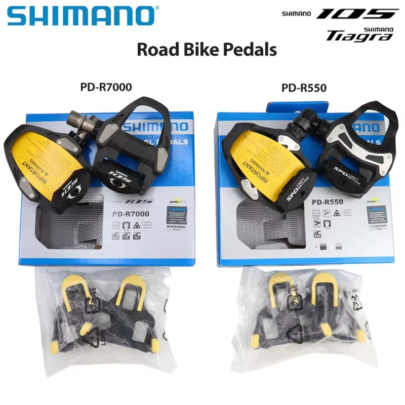 Pièces de vélo originales SHIMANO 105 PD R7000/R550 Pédales