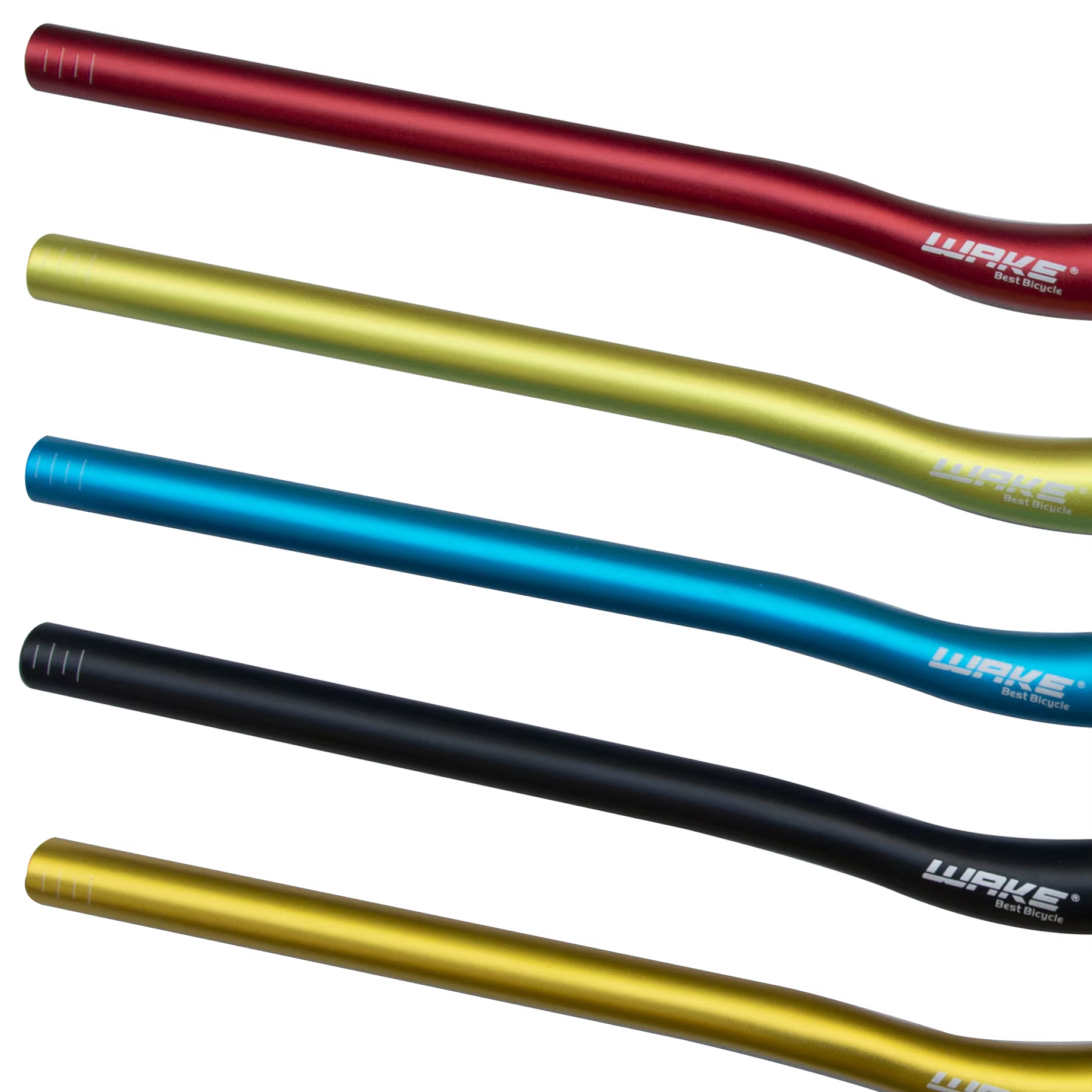 Guidon de vélo VTT, accessoires de guidon de vélo en alliage d'aluminium