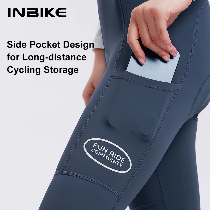 INBIKE – pantalon à bretelles pour femme