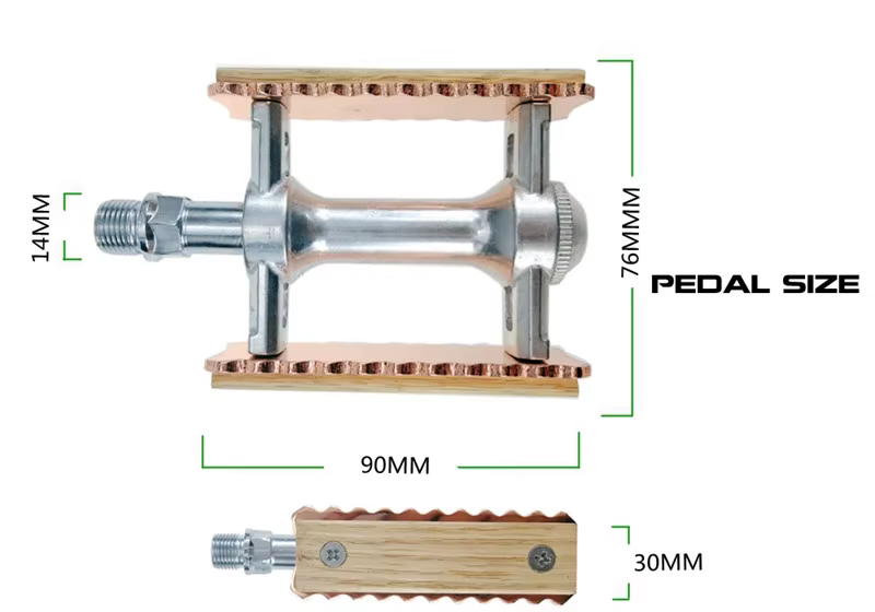 Pédales de vélo ultralégères en alliage d'aluminium