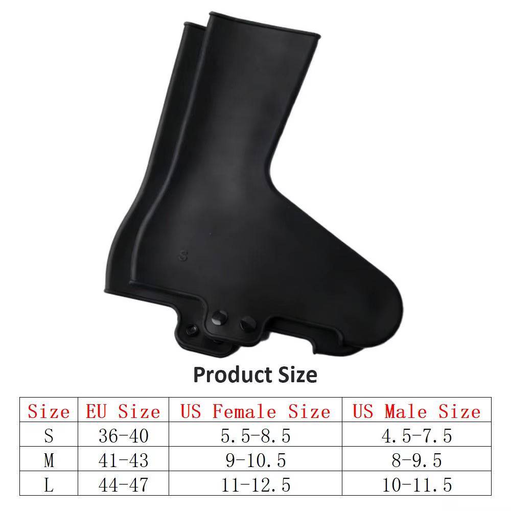Couvre-chaussures de cyclisme en silicone