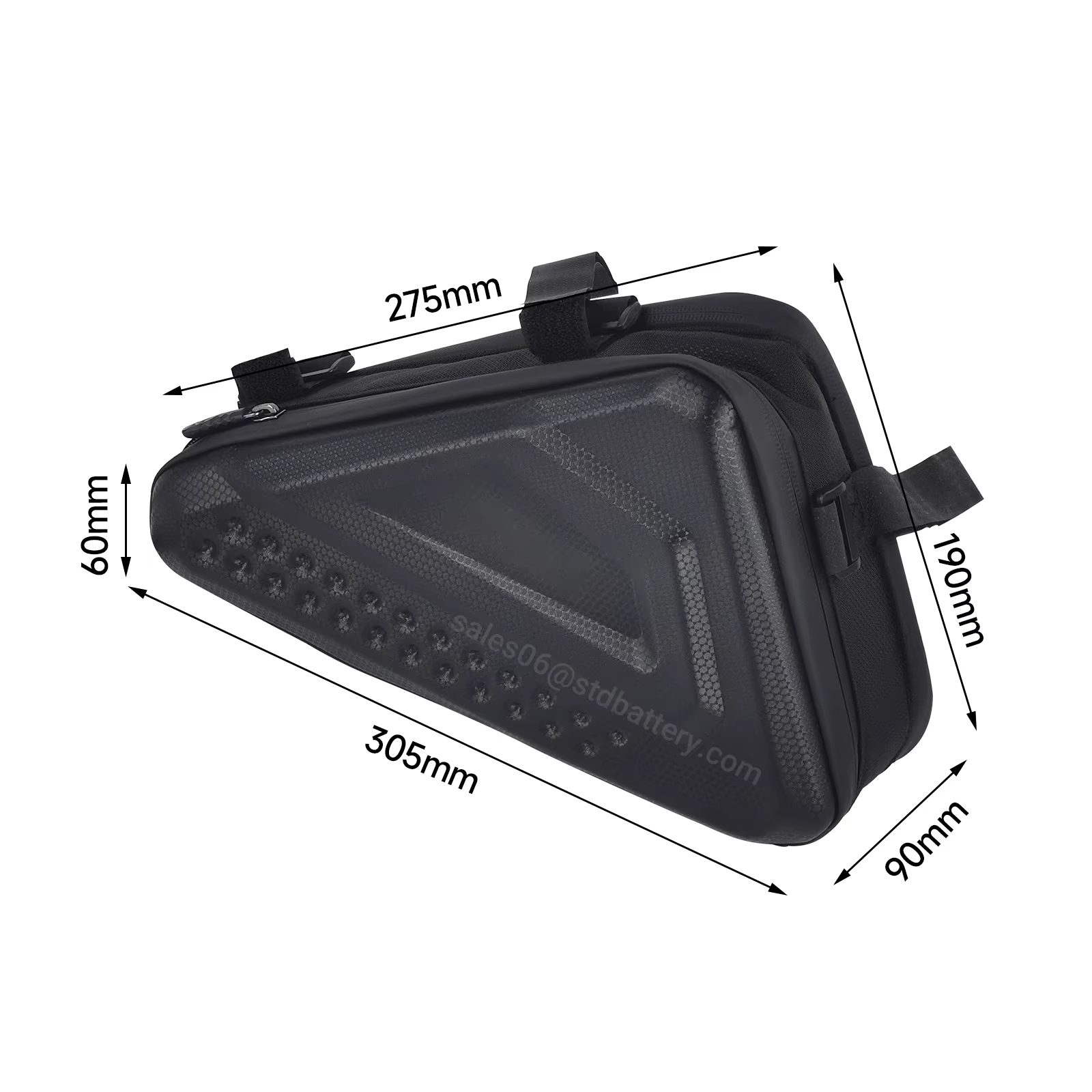 Batterie lithium-ion triangulaire pour moteur de vélo électrique