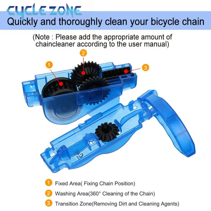 Kit de Nettoyage Portable pour Chaînes de Vélo – Brosse et Boîte