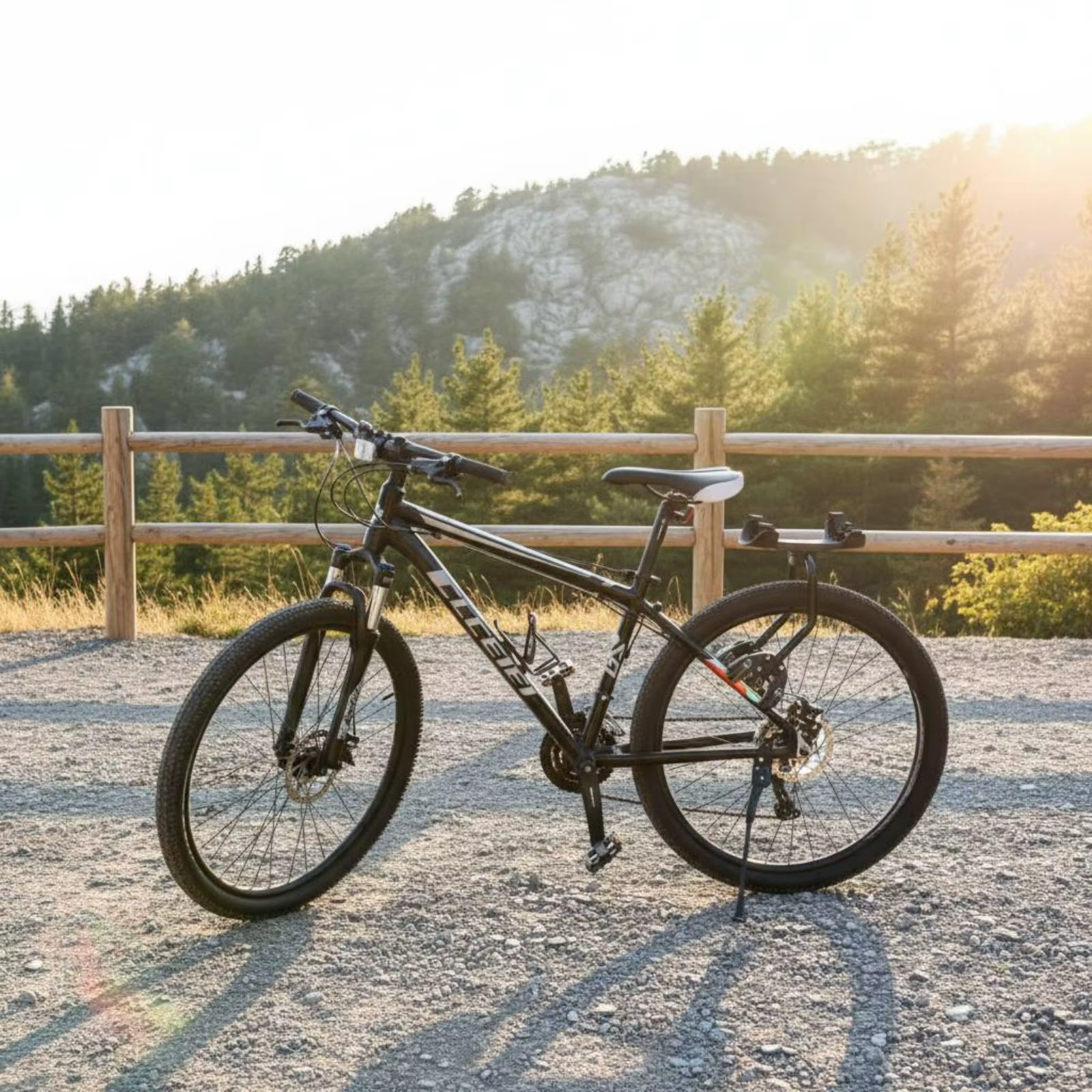 Porte-vélos de montagne réglable pour porte-bagages arrière de vélo
