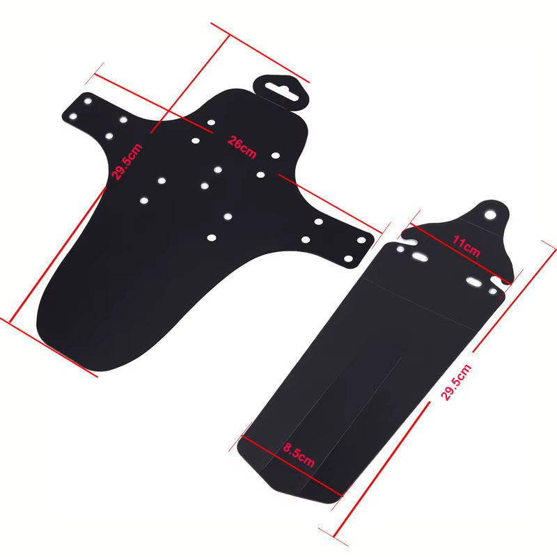Un ensemble de vélos vtt VTT garde-boue avant et arrière accessoires de vélo pièces