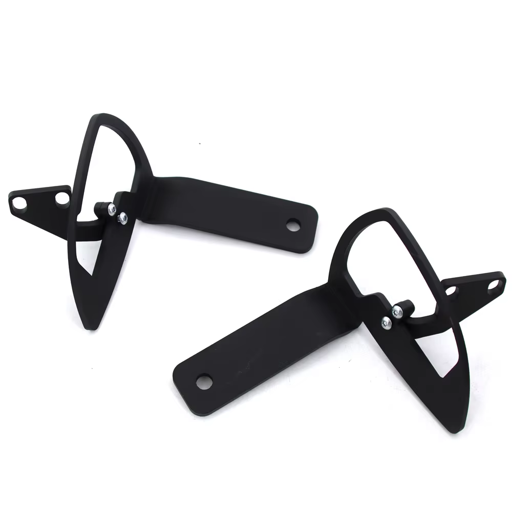 Support de fixation en aluminium pour éclairage auxiliaire de moto