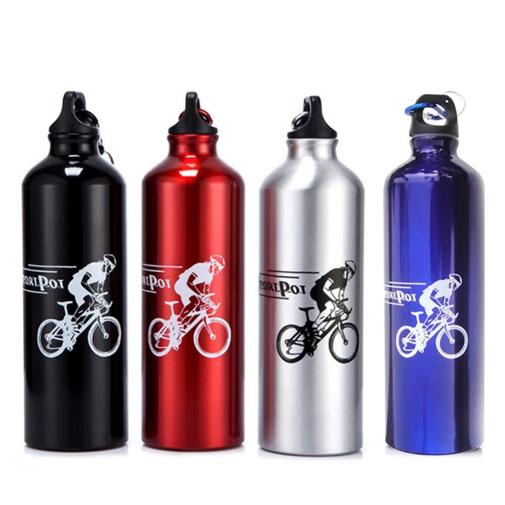 Bouteille d'eau thermique en alliage d'aluminium pour vélo