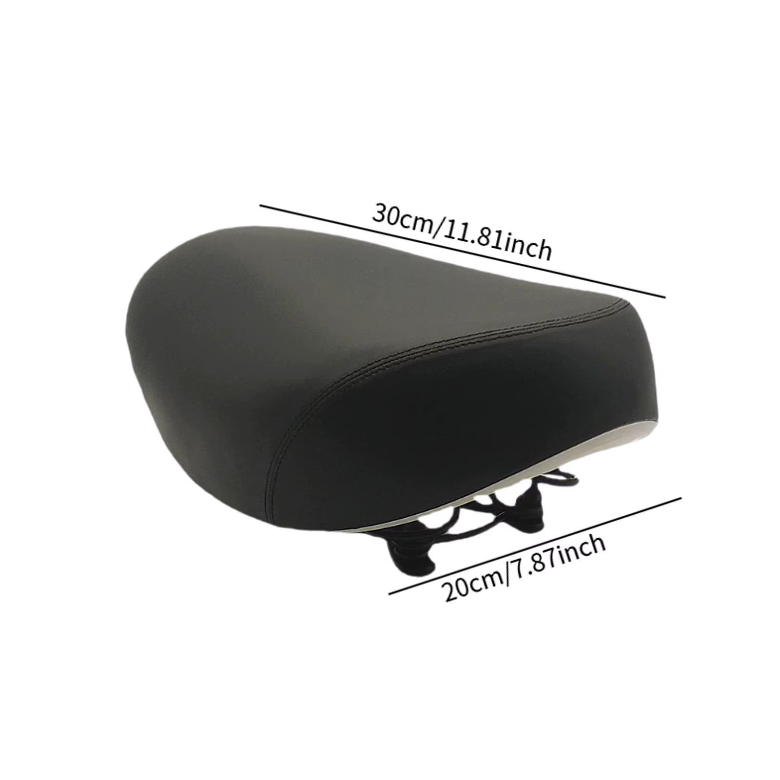 Selle de vélo électrique d'extérieur large et confortable avec coussin en gel