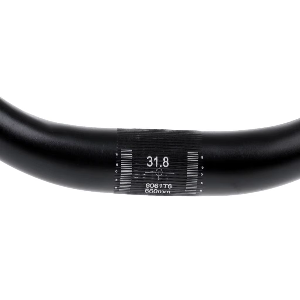 Guidon de vélo VTT Riser Bar rétro pour femmes 31,8x640mm Noir