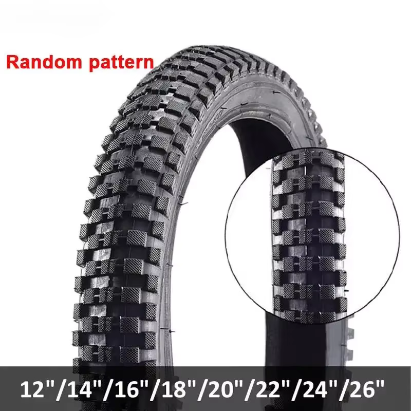Pneus de vélo VTT 12/14/16/20/24/26X1.75/1.95/2.4 pouces
