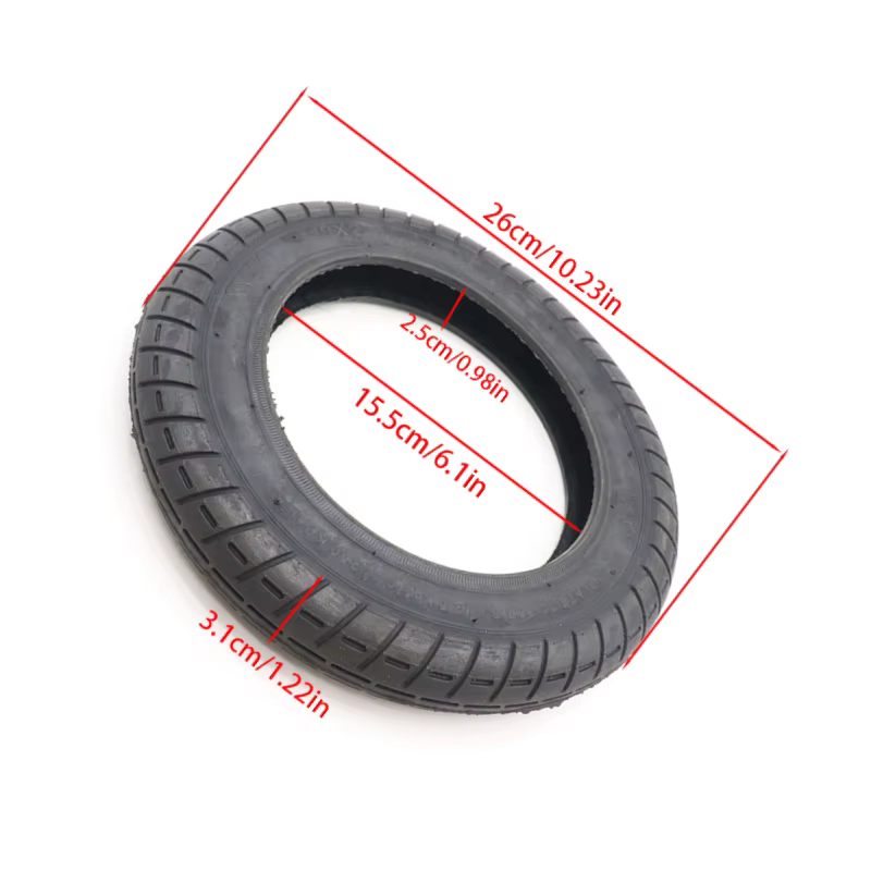 Pneu de rechange pour trottinette Xiaomi M365 10 pouces