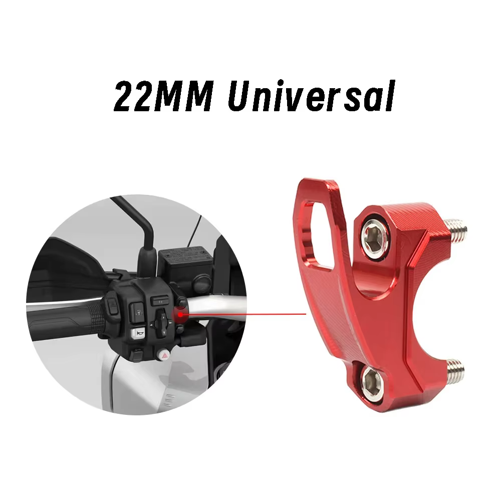 Support de crochet de casque en aluminium CNC, cylindre de support de pince pour HONDA Africa Twin CRF1100L CRF1000L CRF1000 24