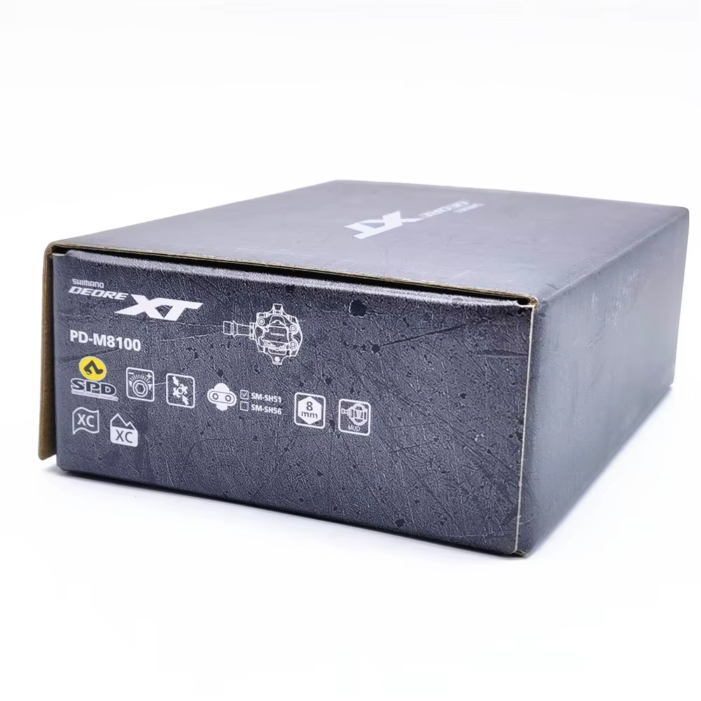 Pédales SPD double face Shimano XT Series PD-M8100 pour le cyclisme de cross-country